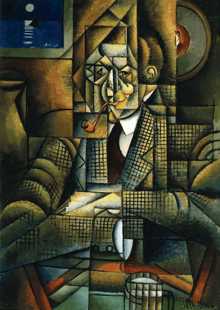 Still Missing…Man with a Pipe (Portrait of an American Smoking) by Jean Metzinger