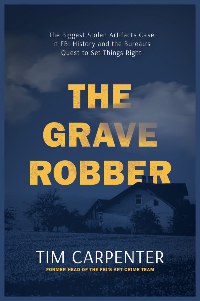 cover of new book on grave robbing by Tim Carpenter