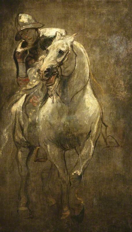 van Dyck, Anthony, 1599-1641; A Soldier on Horseback Soldier on Horseback Anthony van Dyck
